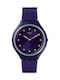 Swatch Skinviolet Watch with Purple Leather Strap