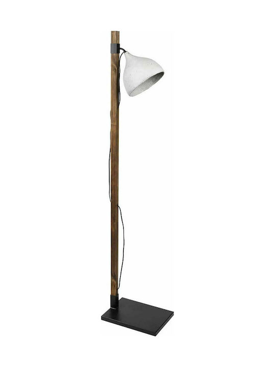 Espiel Vintage Floor Lamp H63xW31cm. with Socket for Bulb E27 Gray