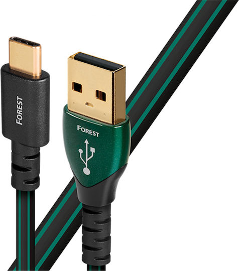 Audioquest Cablu USB 2.0 Forest USB-C Masculin - USB-A Verde 1.5m