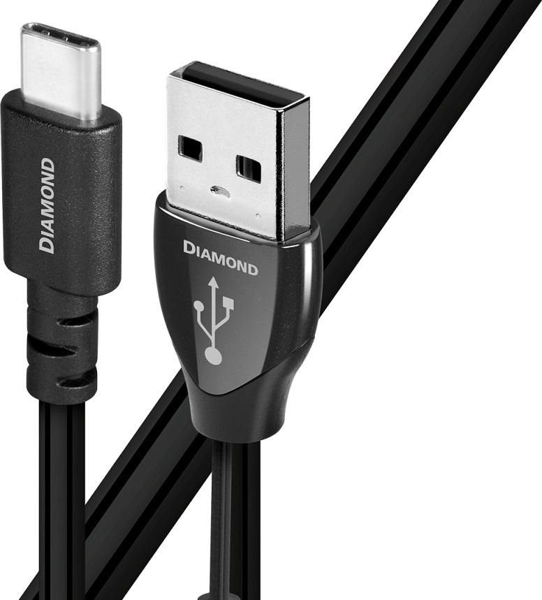 Audioquest USB 2.0 Cable USBC male USBA male Μαύρο 0.75m (Diamond