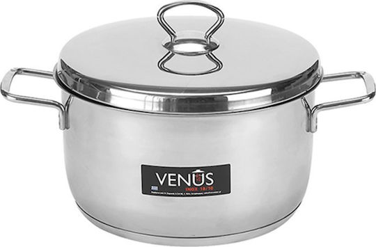 Venus Βαθιά Ανοξείδωτη Κατσαρόλα 5.4lt / 26cm