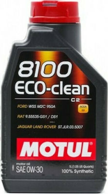 Motul Eco-Clean Synthetic Car Lubricant 0W-30 C2 1lt