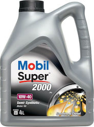 Mobil Super 2000 X1 Συνθετικό Λάδι 10W-40 4lt Mobil Super 2000 X1 Συνθετικό Λάδι 10W-40 4lt