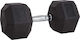 Amila Rubber Hexagon Dumbbell 1 x 30kg