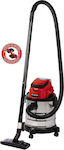 Einhell TC-VC 18/20 Li-Solo Σκούπα Υγρών / Στερεών Χωρίς Φορτιστή και Μπαταρία με Κάδο 20lt