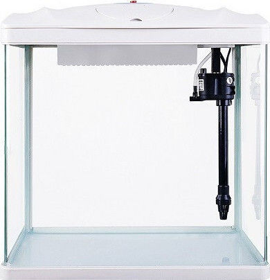 Sun-Sun Fish Aquarium Capacity 60lt with Filter and 50x30x46cm White