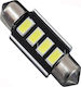 GloboStar Lamps Car C5W Canbus LED 6000K Cold W...