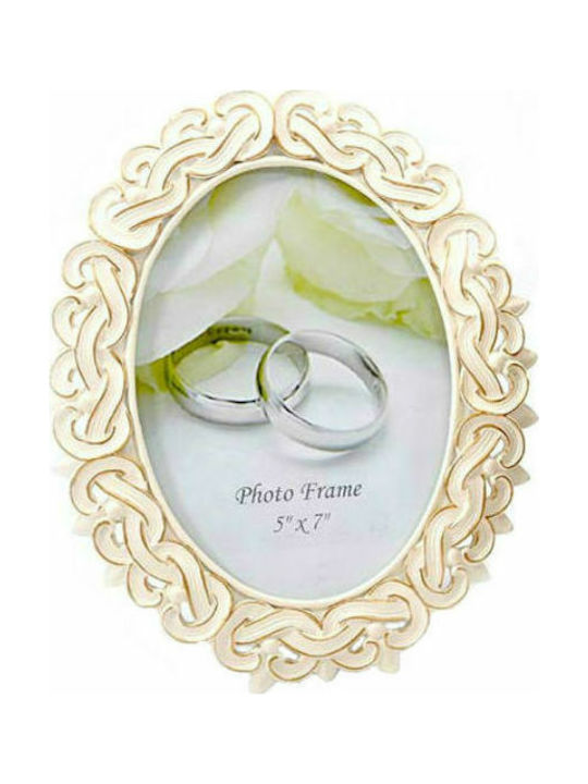 Fylliana Plastic Photo Frame with White Frame