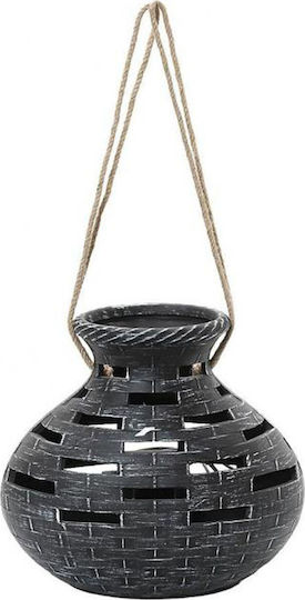 Espiel Lustră Decorativă Lampion cu Soclu pentru Bec E14 Gri