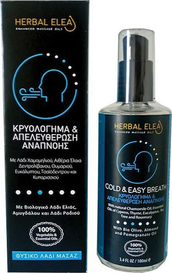 BioLeon Herbal Elea Масло за Настинка и Облекчение Масло с Евкалипт и Лайка за Облекчение от Настинка 100ml