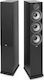 Elac Debut F6.2 DF62 Paar Hi-Fi Lautsprecher Boden 140W 3 Anzahl von Fahrern B19.5xT26.8xH109.7cm. Schwarz