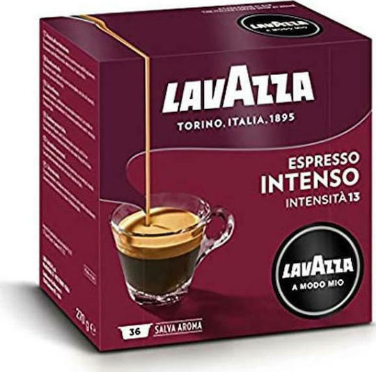 Lavazza Κάψουλες Espresso Intenso Συμβατές με Μηχανή LavAzza A Modo Mio 36caps