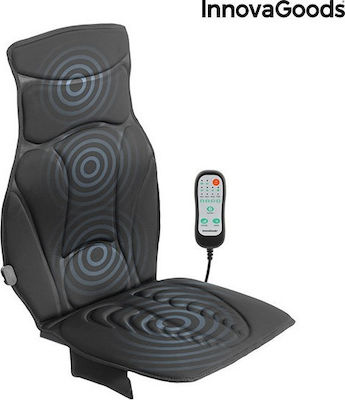 InnovaGoods Shiatsu Scaun de masaj Shiatsu pentru corp cu funcție de încălzire Negru V0100925