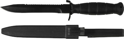 MFH Surveyor Knife Survival Black in Sheath