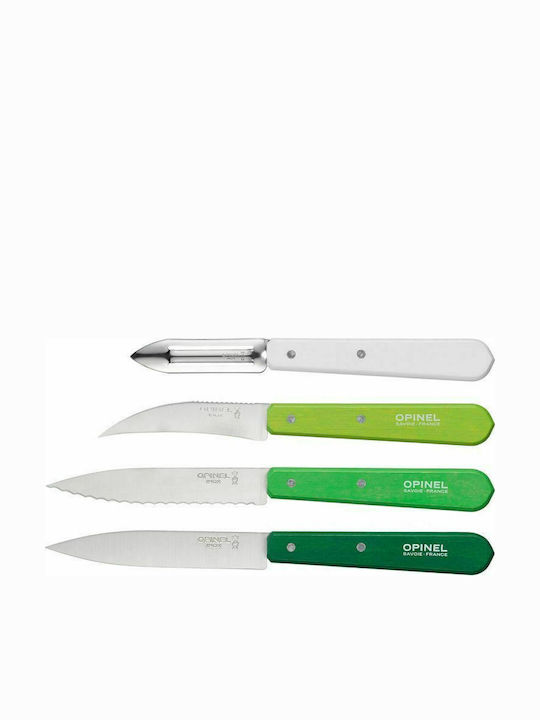 Opinel Essential Primavera Knife Set of Stainless Steel 4pcs