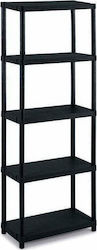 Ραφιέρα Πλαστική Qblack 3060 S/5 με 5 Ράφια Μαύρη 60x30x165εκ. 175207.0394 Ραφιέρα Πλαστική Qblack 3060 S/5 με 5 Ράφια Μαύρη 60x30x165εκ. 175207.0394