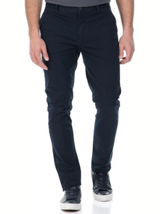 Παντελόνι Chino σε Κανονική Εφαρμογή Navy Μπλε