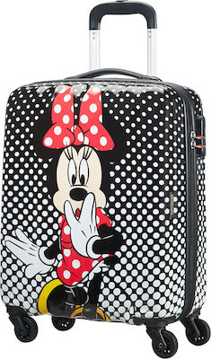 American Tourister Legends Spinner 55/20 Minnie Mouse Polka Dot Children's Cabin Travel Suitcase Hard with 4 Wheels Height 55cm.