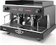 Wega Pegaso Opaque EVD Commercial Espresso Machine 2-Group Metallic Black W74xD55.5xH51.5cm