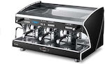 Wega Polaris EVD Commercial Espresso Machine 3-Group Matt Black W100xD57xH52cm