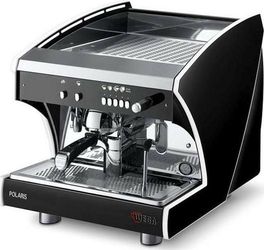 Wega Polaris EVD Мат черно Професионална Еспресо Машина с 1 Група Р55xД57xВ52см