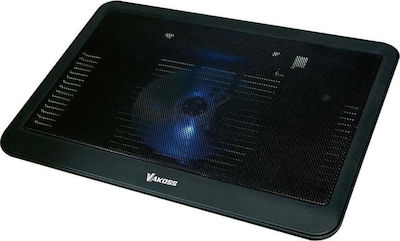 Vakoss Pad de răcire pentru Laptop până la 17" cu 1 Ventilator și Iluminare (LF-1854LK)