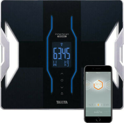 Tanita RD-953 Smart Bathroom Scale with Body Fat Counter & Bluetooth Black