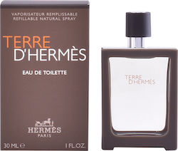 Hermes Terre D' Hermes Nachfüllbare Eau de Toilette 30ml
