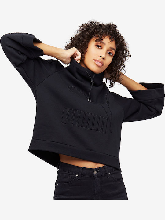 Downtown Winterized Women's Sweatshirt Black