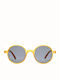 Meller Kribi Sunglasses with Yellow Plastic Frame and Black Lens KR-AMBCAR