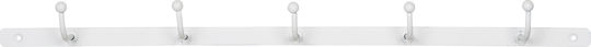Ib Laursen Metal Wall Hanger with 5 Hooks Ib Laursen Metal Wall Hanger with 5 Hooks