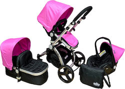Miko Travel System 3 σε 1 Φούξια Miko Travel System 3 σε 1 Φούξια