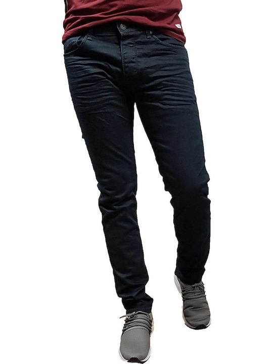 Pepe Jeans Zinc Coated Pantaloni de Bărbați din Jean Albastru