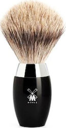 Muhle Pinsel 281K876 Shaving Brush with Badger Hair Bristles Black