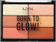 Nyx Professional Makeup Born To Glow Highlighting Palette 161gr