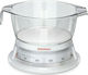 Soehnle Vario Glass Clear Analog Kitchen Scale with Bucket up to 0.5kg White