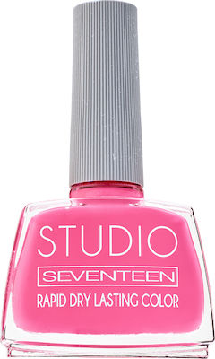 Seventeen Studio Rapid Dry Lasting Color Gloss Βερνίκι Νυχιών Quick Dry Ροζ 25 12ml