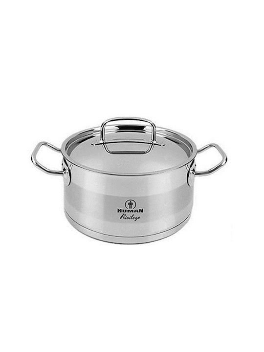 Human Stainless Steel Stockpot 7.9lt / 26cm