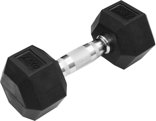 Viking Βαράκι Εξάγωνο Λαστιχένιο 1 x 2.5kg