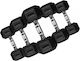 Viking Hexagon Rubber Dumbbell 1 x 40kg