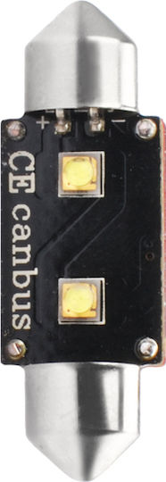 M-Tech Лампи Автомобила C5W / C10W 41mm Canbus LED Бял 12V 6W 1бр
