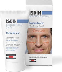 Isdin Nutradeica Facial Acne , Blemishes & Moisturizing Gel for Men Suitable for All Skin Types Cream-Gel 50ml