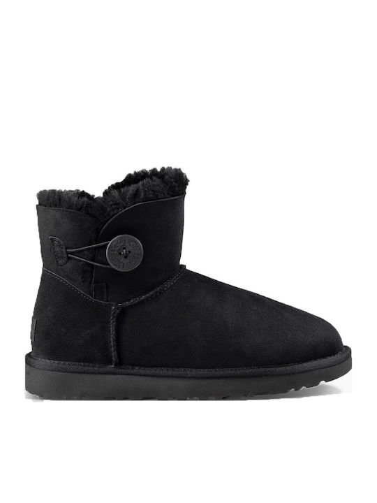 Ugg Australia Mini Bailey Button II Suede Women's Ankle Boots with