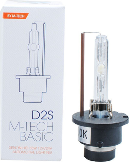 M-Tech Λάμπα Αυτοκινήτου & Μοτοσυκλέτας D2S Xenon 6000K Ψυχρό Λευκό 12-24V 35W