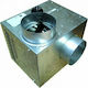 S&P Cheminair-600 Fireplace Centrifugal Vent 100W with Diameter Φ160mm Silver