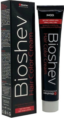 Bioshev Professional Hair Color Cream Hair Dye 6.00 Dark Blonde Enhanced 100ml