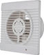 Lucas 4010 De perete Ventilator de Baie 100mm Alb