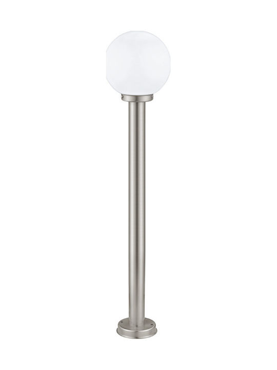 Eglo Nisia Outdoor Small Post Lamp E27 Silver