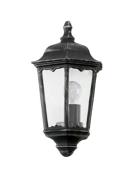 Eglo Navedo Wall-Mounted Outdoor Lantern IP44 E27 Black