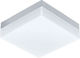 Eglo Sonella Outdoor Ceiling Flush Mount with Integrated LED in White Color 94871